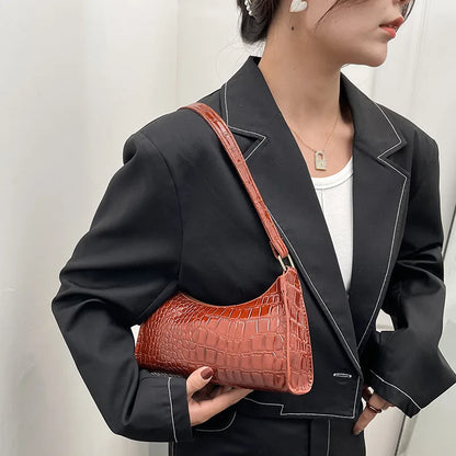 Patterned Armpit Bag