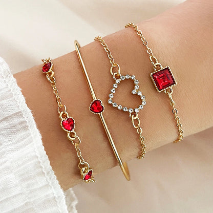 Gemstone Bangle Bracelet Sets