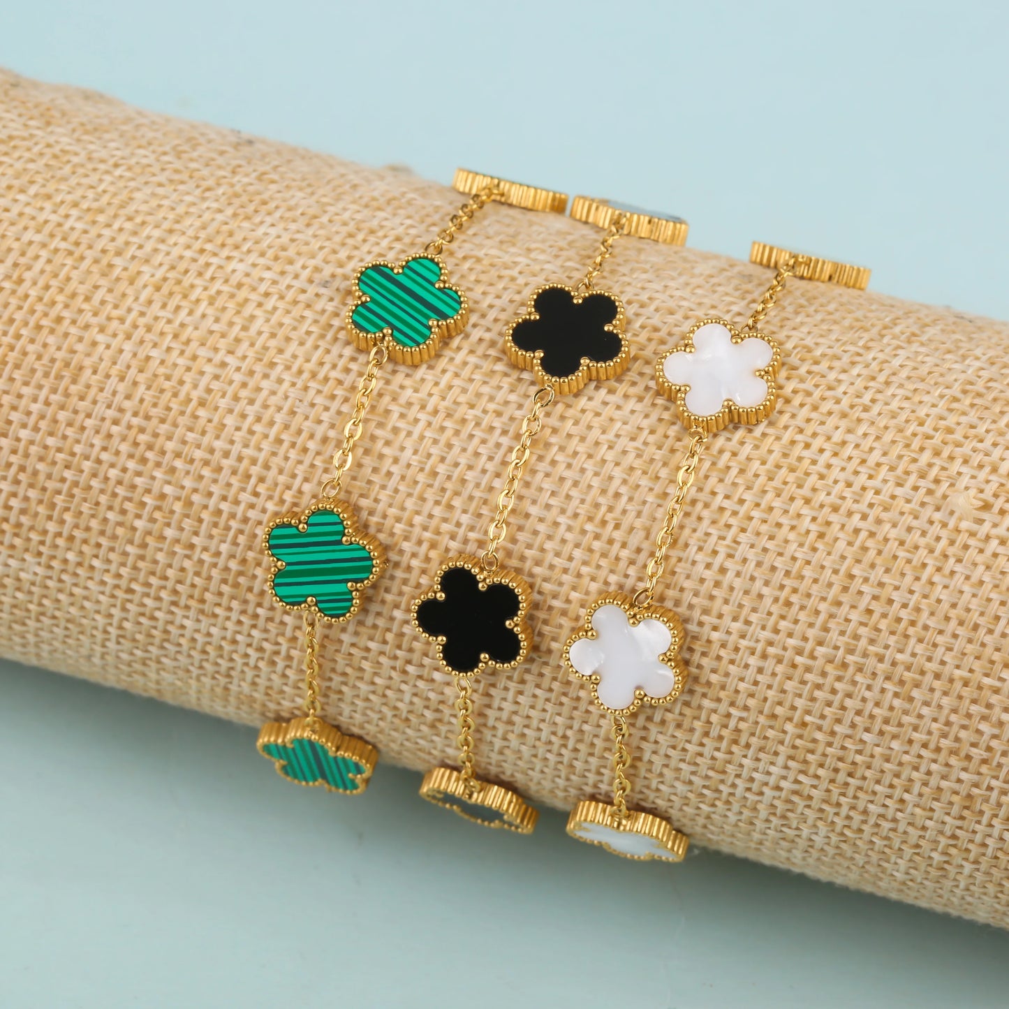 Clover Multi- Colored Bracelet
